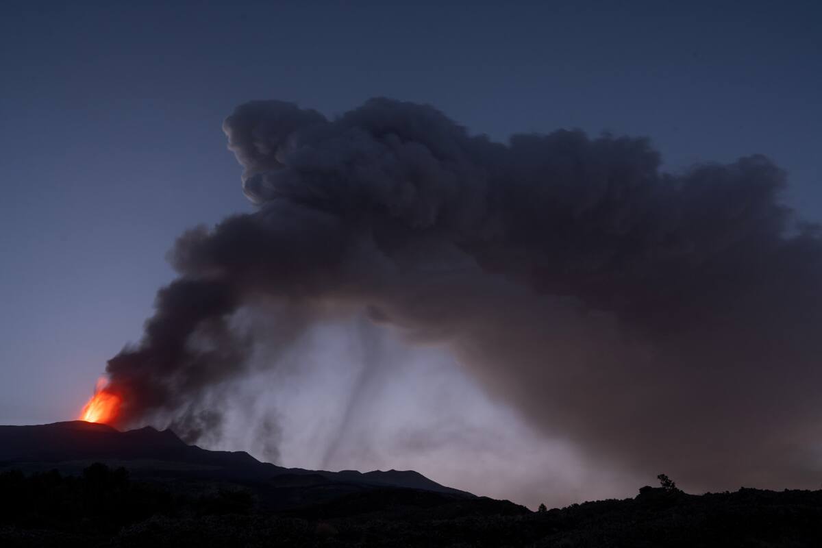 Volcán Etna. Foto: Reuters.