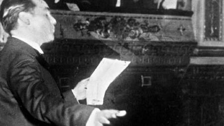 Federico García Lorca en el Teatro Avenida