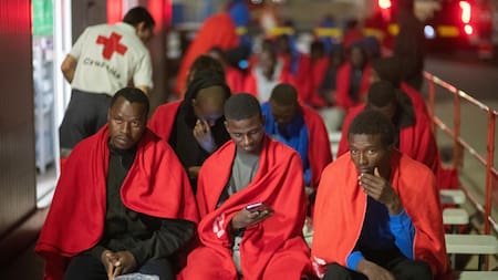 Migrantes en España. Foto: EFE