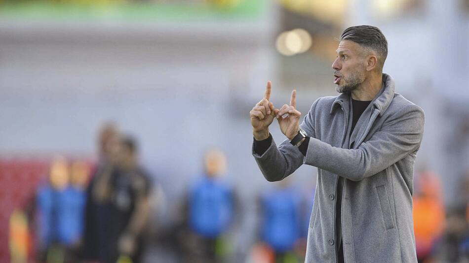 Martín Demichelis, el entrenador de River Plate. Foto: Télam.