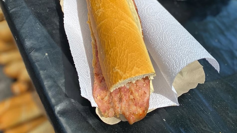 El choripán más largo de CABA