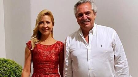 Alberto Fernández y Fabiola Yañez