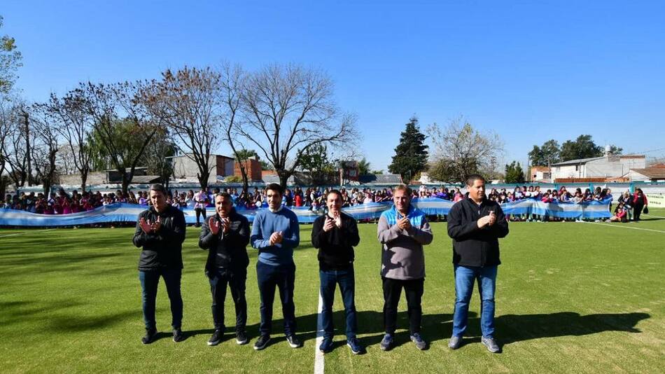 Andrés Watson nuevas instalaciones en el Polideportivo Municipal "Néstor Kirchner"