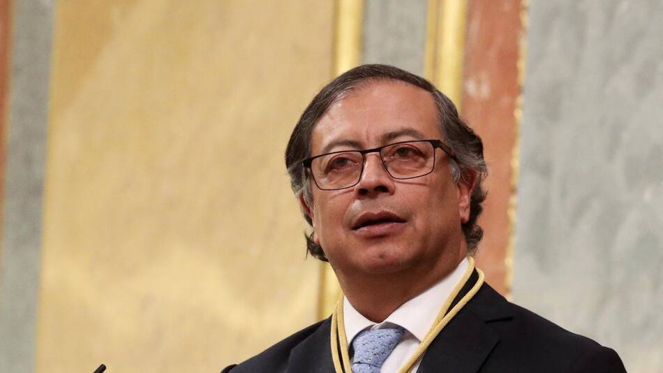 Gustavo Petro en España. Foto: Reuters.