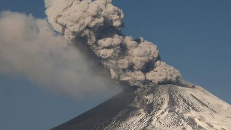 Volcán Popocatépetl. Foto: Reuters.