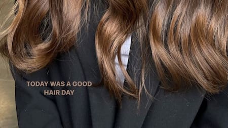 Color de pelo mocha mousse.