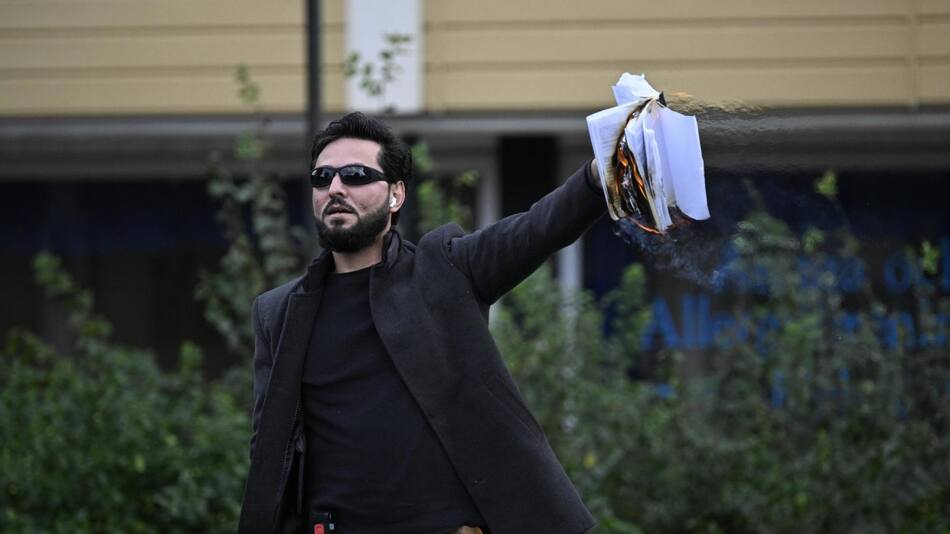 Salwan Momika, activista iraquí que impulsó quemas del Corán en Suecia. Foto: EFE.