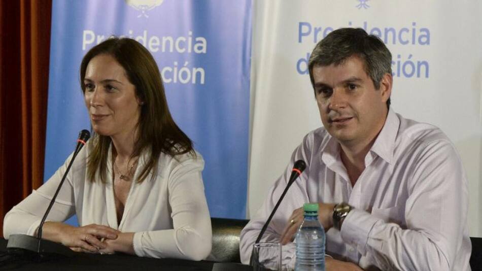 Marcos Peña y María Eugenia Vidal