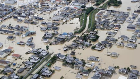 Inundaciones en Japón (Reuters)