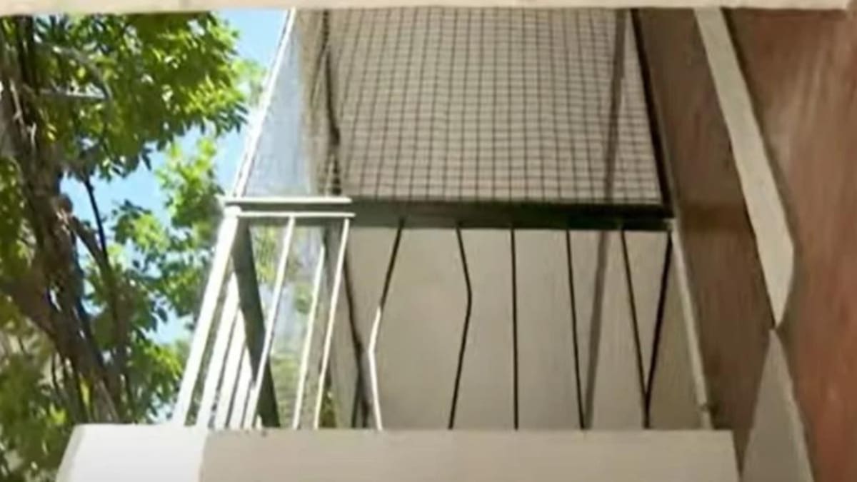 Los balcones forzados en Recoleta. Foto: captura