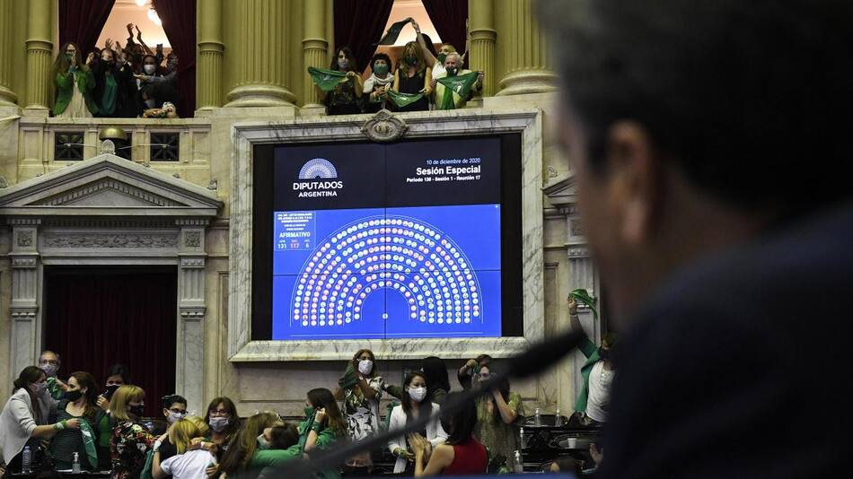 Aborto legal, Diputados aprobó legislación, NA