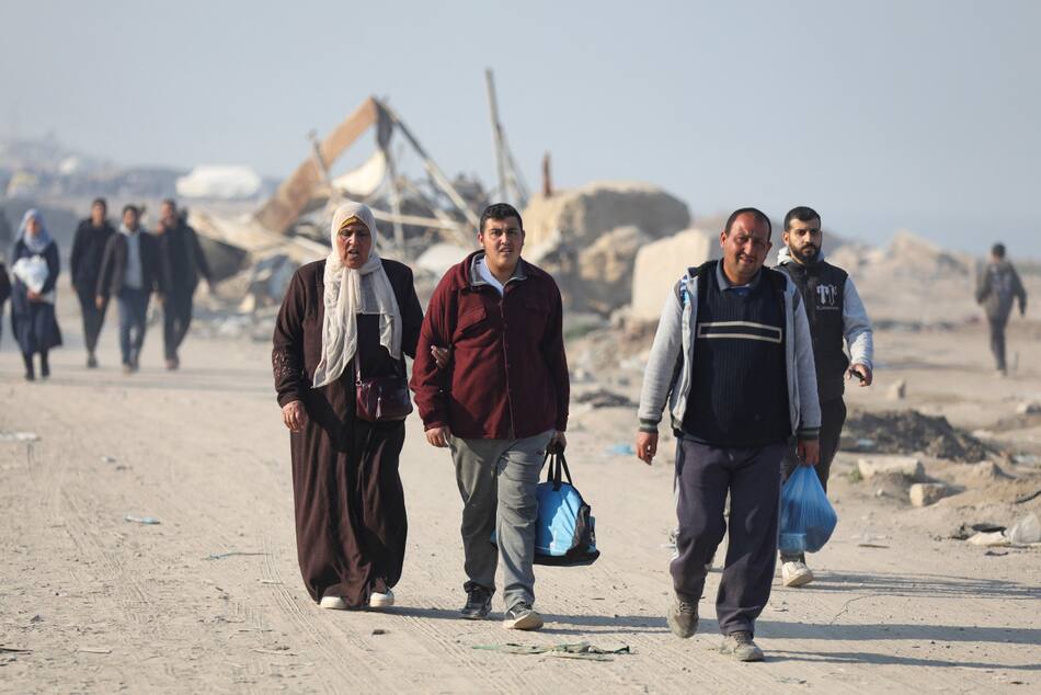 Franja de Gaza; palestinos. Foto: Reuters/Dawoud Abu Alkas.