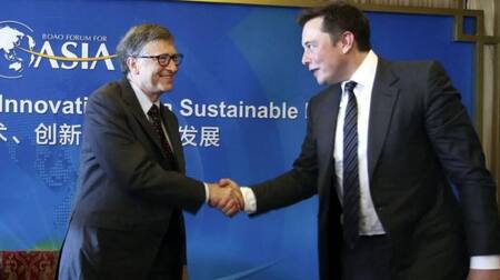 Elon Musk y Bill Gates. Foto: NA.