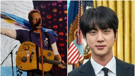 Coldplay invitó a un miembro de BTS a un show en Argentina. Fotos: NA - Wikipedia.