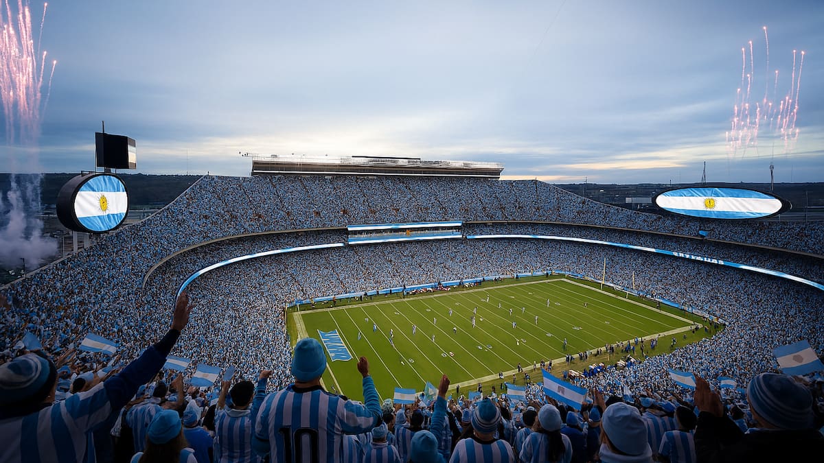 El estadio Arrowhead de Kansas City, donde debutará la Selección Argentina en el Mundial 2026.