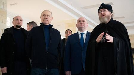 Vladimir Putin; visita a Crimea. Foto: Reuters.