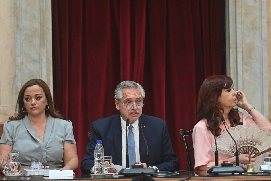Alberto Fernández en Asamblea Legislativa. Foto: Télam.