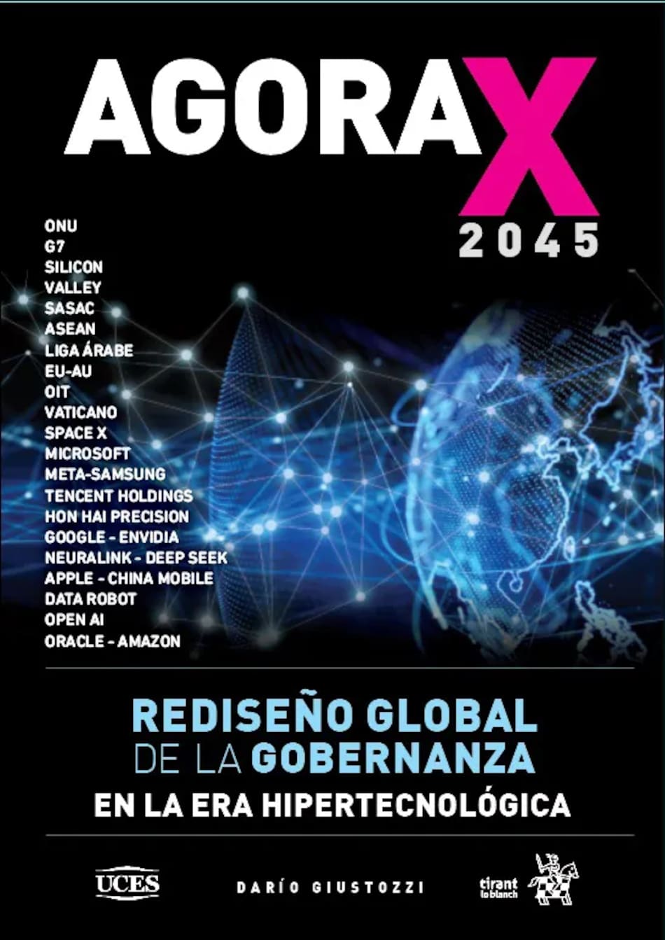 AGORAX 2045, el nuevo libro de Darío Giustozzi.