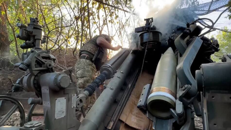 Militares ucranianos de la defensa. Foto: Reuters.