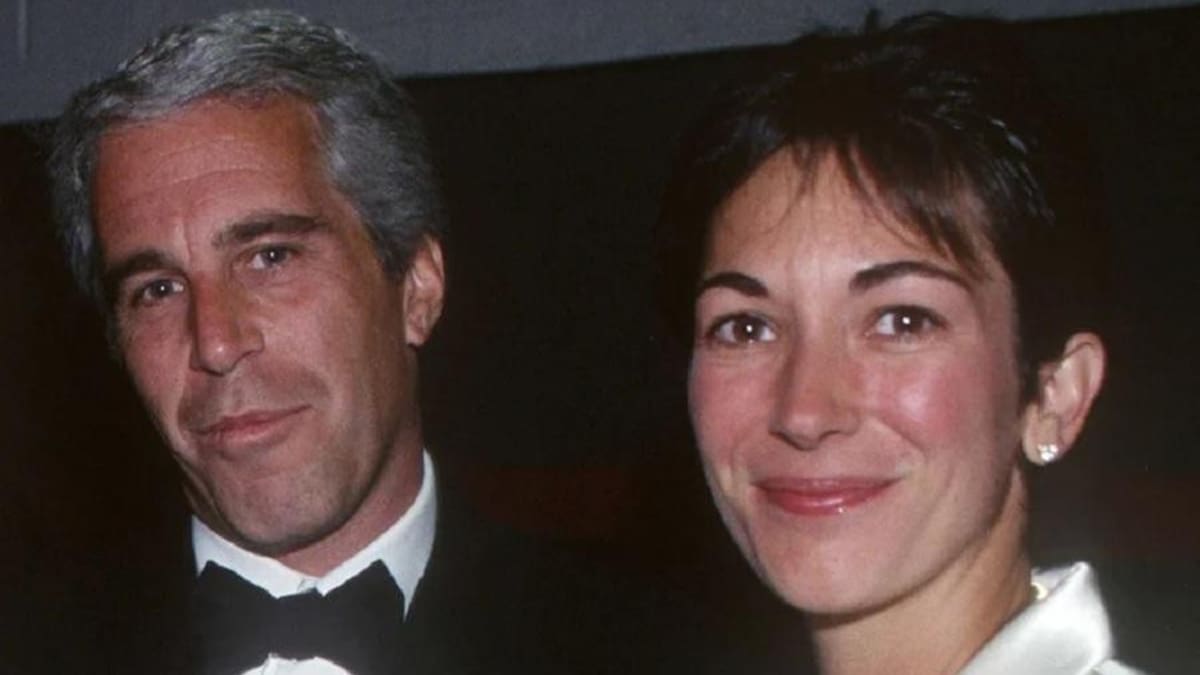 Ghislaine Maxwell y Jeffrey Epstein. Foto: Archivo.