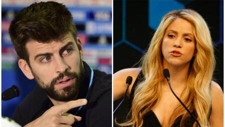 Gerard Piqué y Shakira. Fotos: NA - Reuters