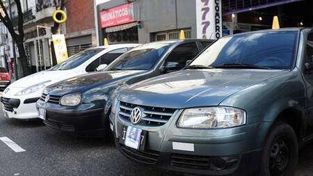 Autos usados - caída