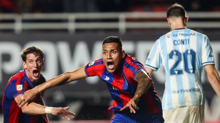 Jaime Andrés Peralta, el autor del agónico gol del triunfo de San Lorenzo sobre Racing. Foto: X @SanLorenzo