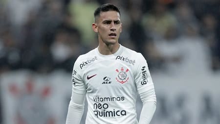 Matías Rojas en el Corinthians. Foto: NA.
