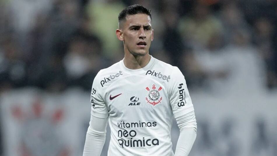 Matías Rojas en el Corinthians. Foto: NA.