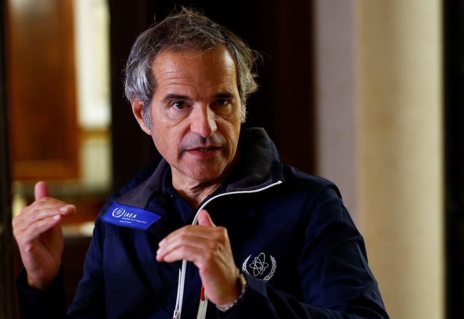 Rafael Grossi, director general del Organismo Internacional de Energía Atómica (OIEA). Foto: Reuters.