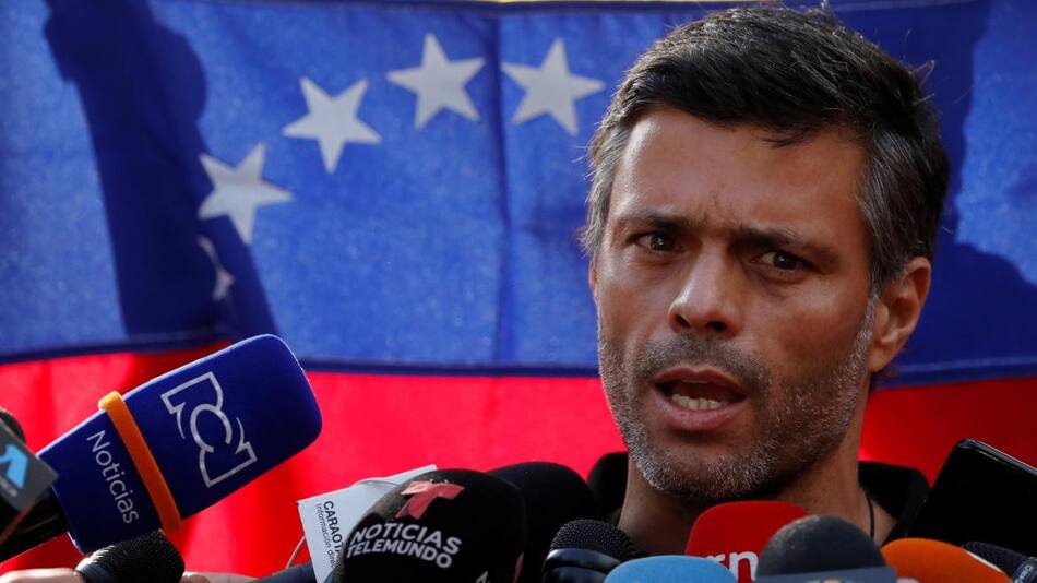 Leopoldo López en Venezuela (Reuters)