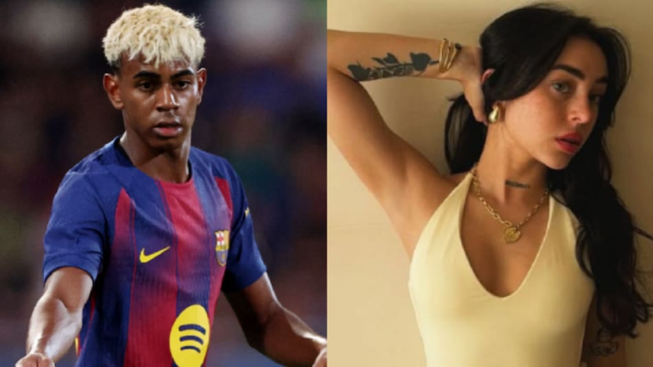 Lamine Yamal y Nicki Nicole