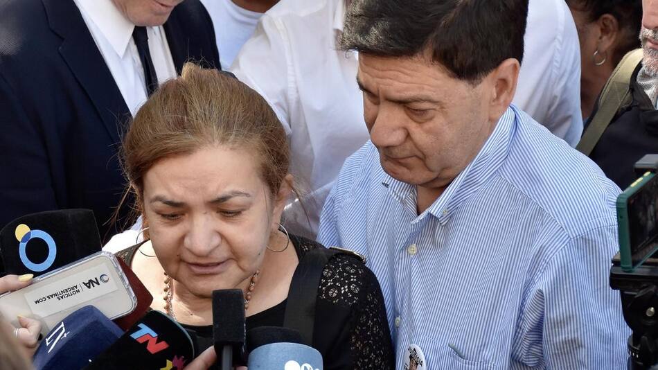 Padres de Fernando Báez Sosa. Foto: NA.