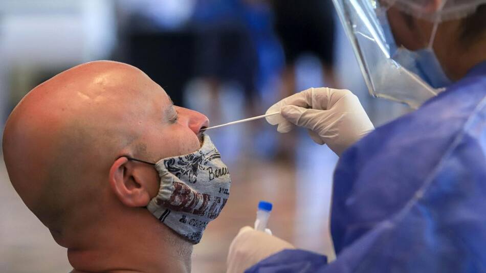 Testeos coronavirus en Argentina, NA.