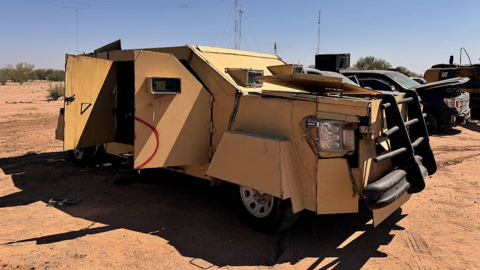 Los autos 'monstruo' de los narcos mexicanos. Foto: EFE.