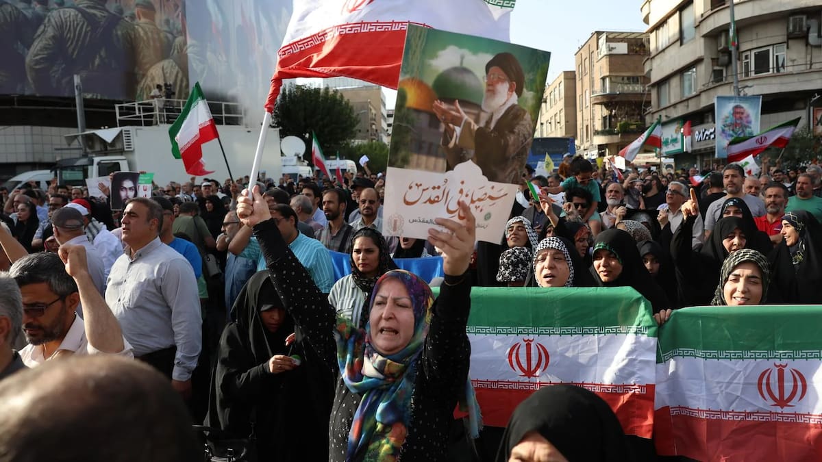 Los iraníes salieron a las calles