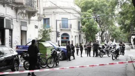 Encuentran restos humanos en pleno centro de Rosario. Foto: Rosario 3