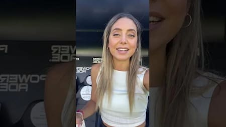 Sofía Martínez en el Mundial de Qatar. Foto: NA.