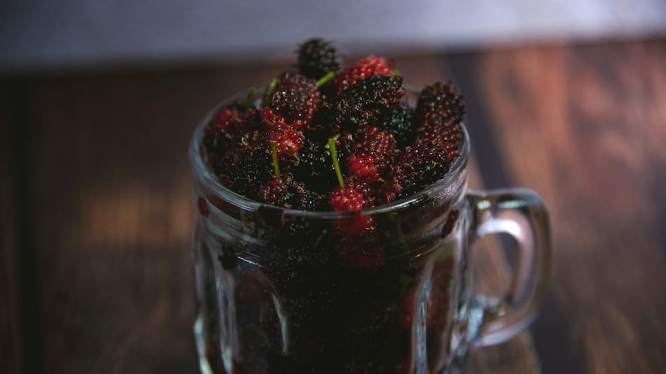 Frutas; mora. Foto: Unsplash.