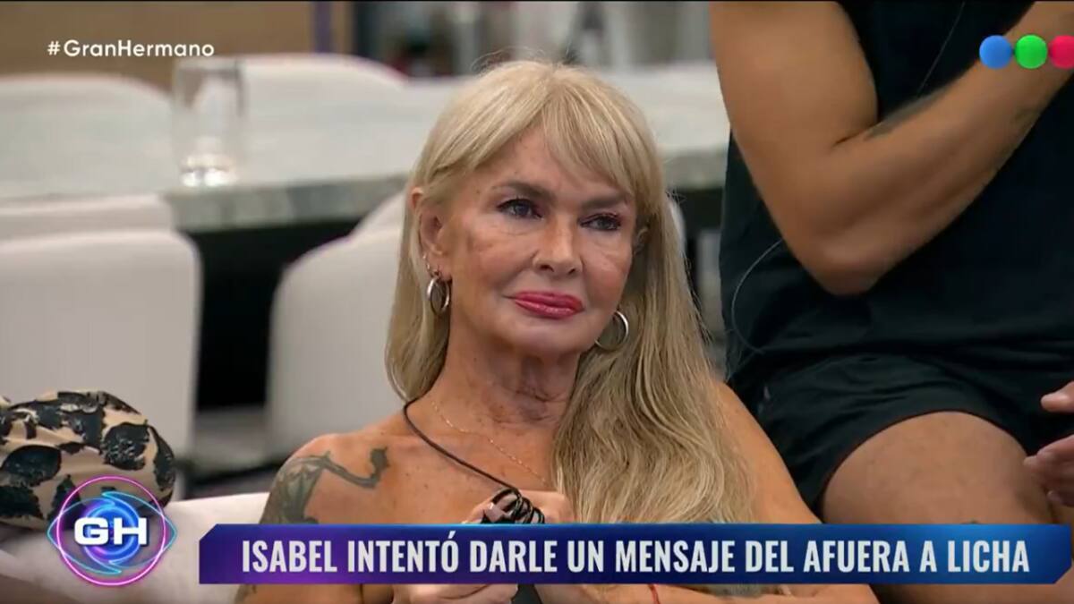 Isabel de Gran Hermano fue sancionada. Foto: Captura.