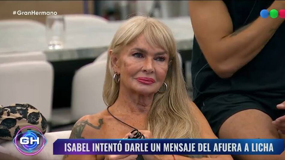 Isabel de Gran Hermano fue sancionada. Foto: Captura.