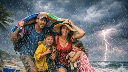 Jueves Santo con lluvias torrenciales: las provincias afectadas por tormentas intensas, rayos y vientos fuertes