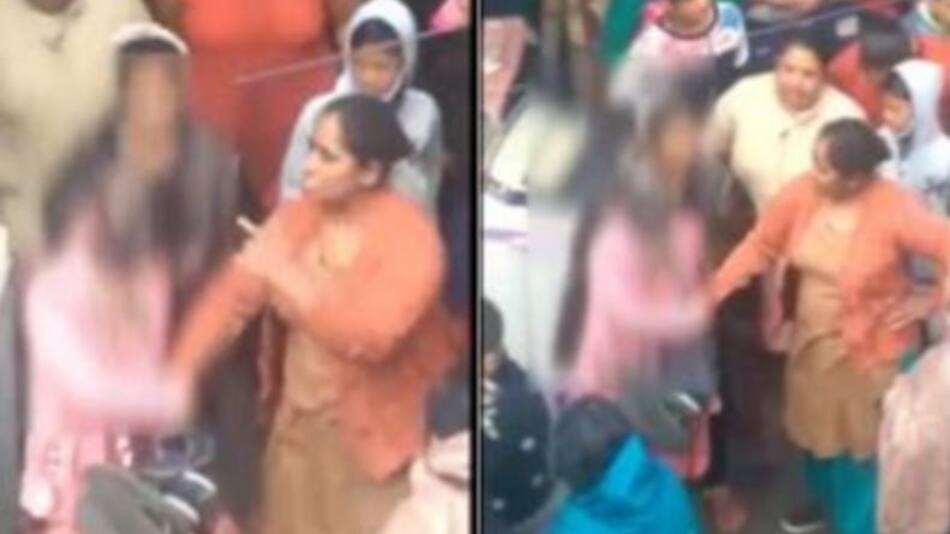 Humillación a joven en la India, captura video