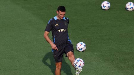 Lionel Scaloni; Selección Argentina. Foto: NA.