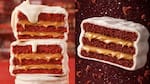Un alfajor distinto: reconocida marca lanzó el red velvet con tres pisos de dulce de leche que todos quieren probar