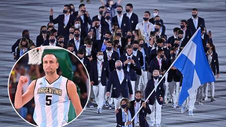 Emanuel Ginóbili - Apertura Juegos Olímpicos Tokio 2020