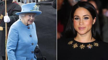 Reina Isabel II y Meghan