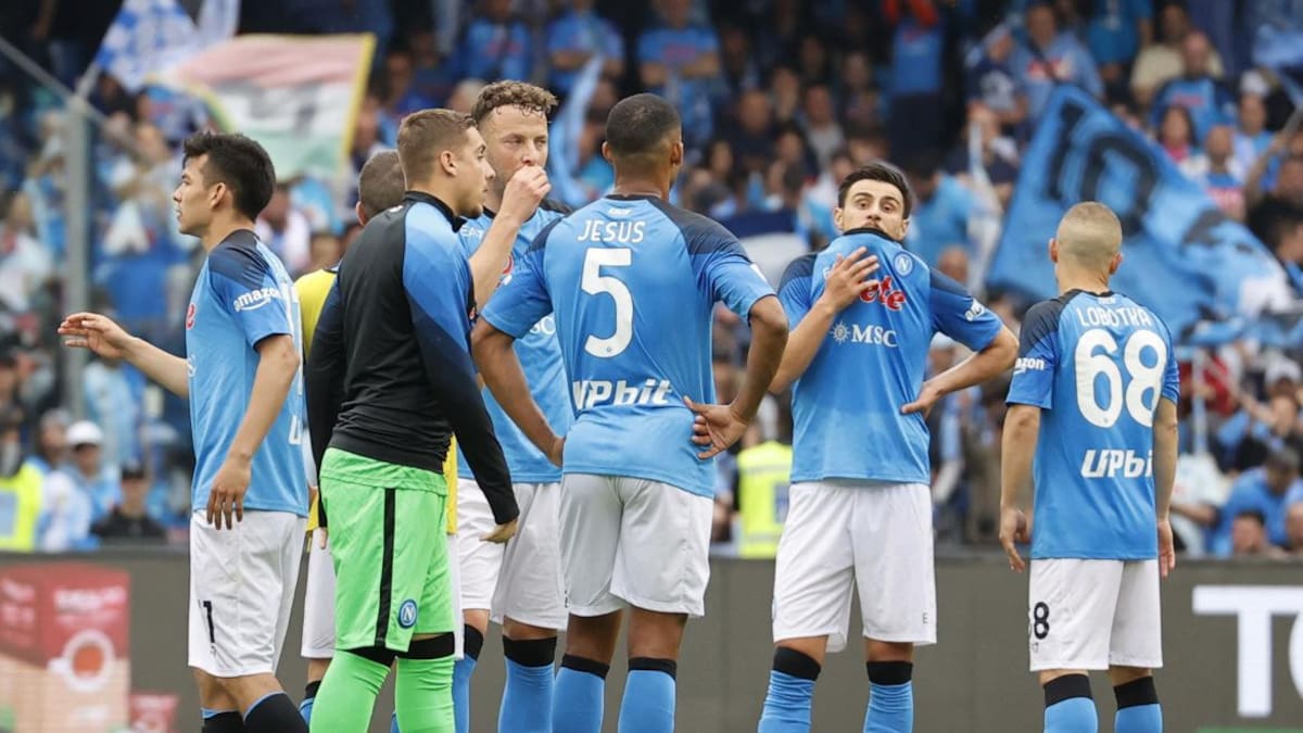 Napoli vs. Salernitana. Foto: Reuters.