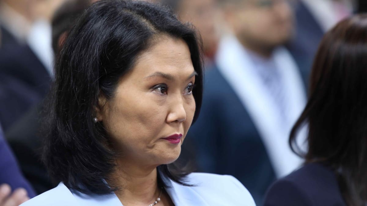 La excandidata presidencial de Perú Keiko Fujimori llegando a la Corte Superior de Justicia en Lima. Foto: EFE/ Paolo Aguilar