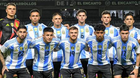 Juveniles de la Selección Argentina. Foto: Instagram @matiassoule11